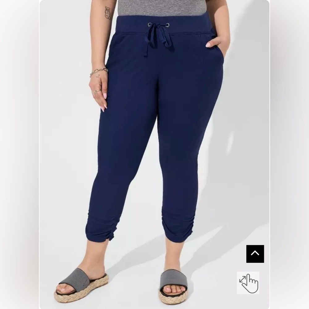 Torrid Pull-on Stretch Poplin Pants